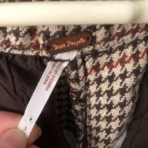 Free People Houndstooth Shorts - Picture 3 of 3